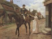 George goodwin kilburne Collecting the Post (mk37) oil painting picture wholesale